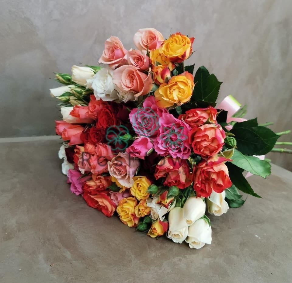 Букет цветов из: Розы в Краасномайский