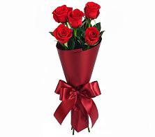 Букет 5 Красных роз Эдлесс Лав в Краасномайский
