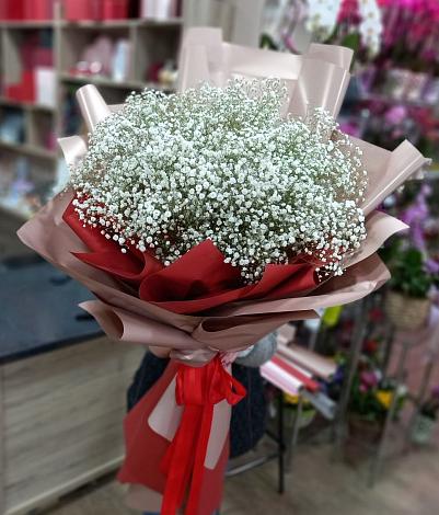Букет цветов из: Гипсофила в Краасномайский