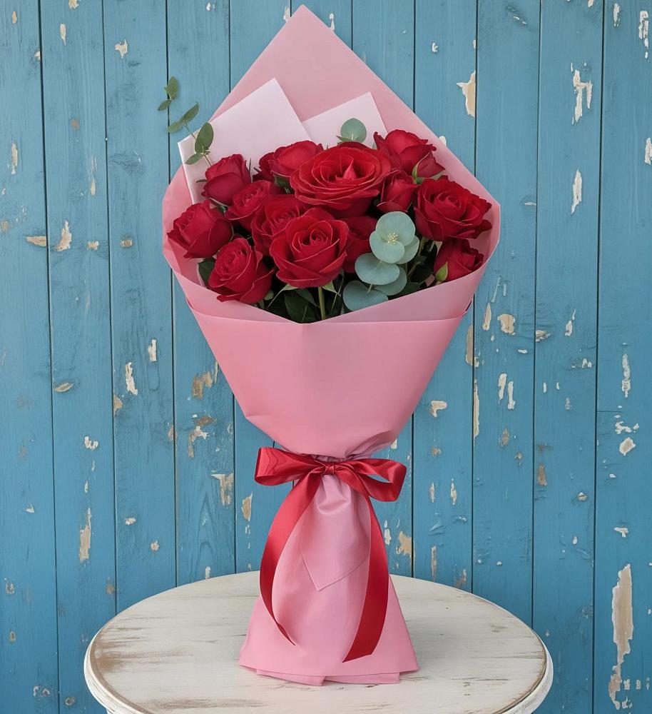 Букет цветов из: Розы в Краасномайский