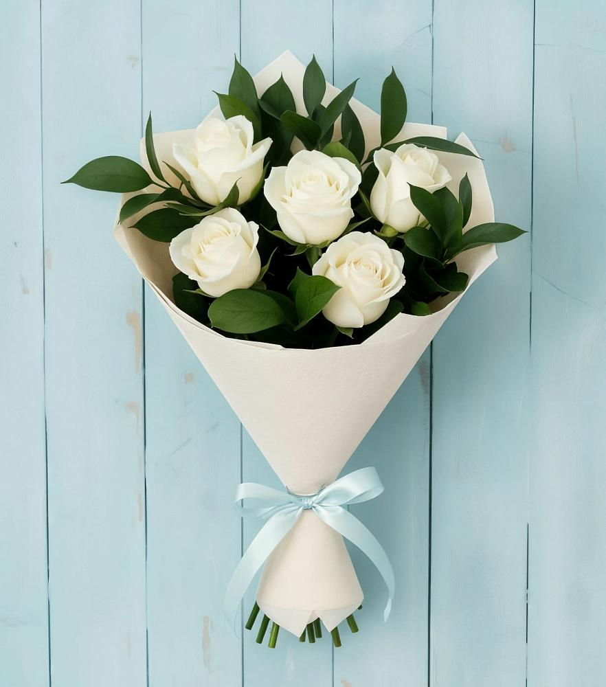 Букет цветов из: Розы в Краасномайский