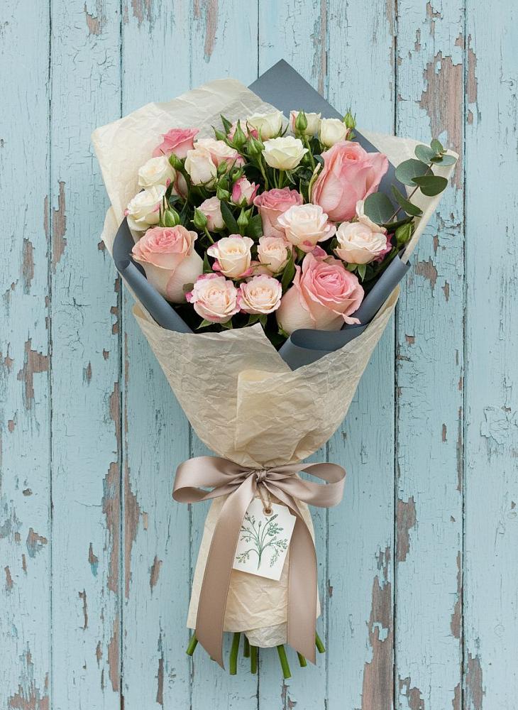 Букет цветов из: Розы в Краасномайский