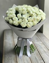 Букет 35 Белых роз в Краасномайский