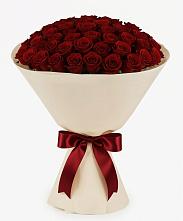 Букет 101 Бордовая роза Блэк Бакарра в Краасномайский