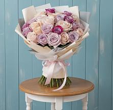 Букет цветов из:  Розы в Краасномайский