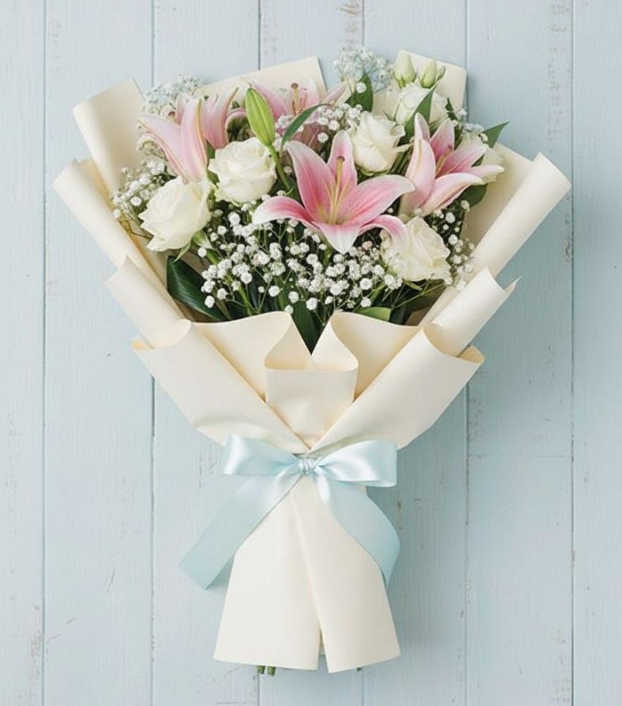 Букет цветов из: Лилии в Краасномайский