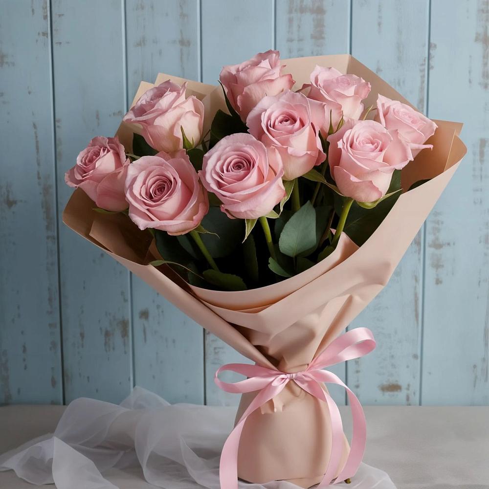 Букет цветов из: Розы в Краасномайский