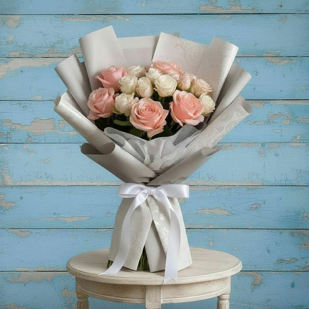 Букет цветов из: Розы в Краасномайский