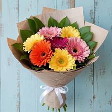 Букет цветов из:  Герберы в Краасномайский