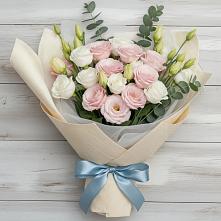 Букет цветов из:  Лизиантусы в Краасномайский