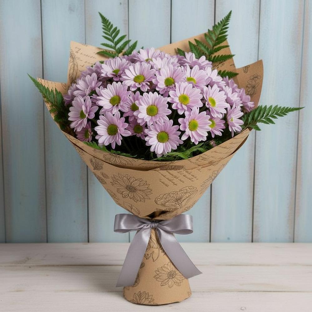 Букет цветов из: Хризантемы в Краасномайский