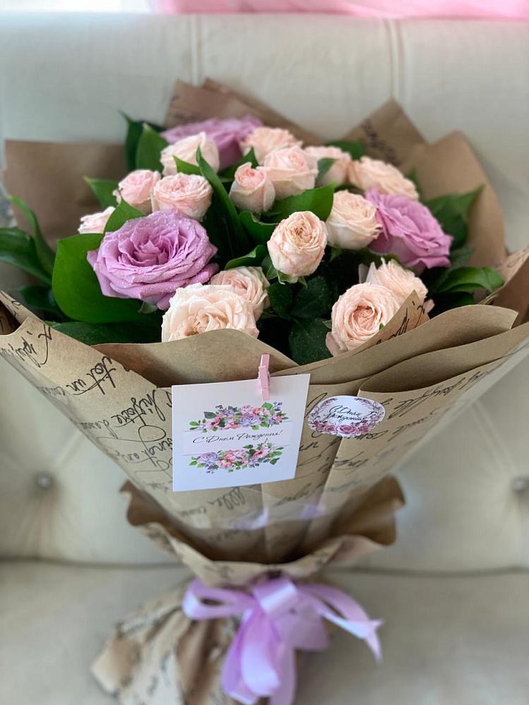 Букет цветов из: Розы в Краасномайский