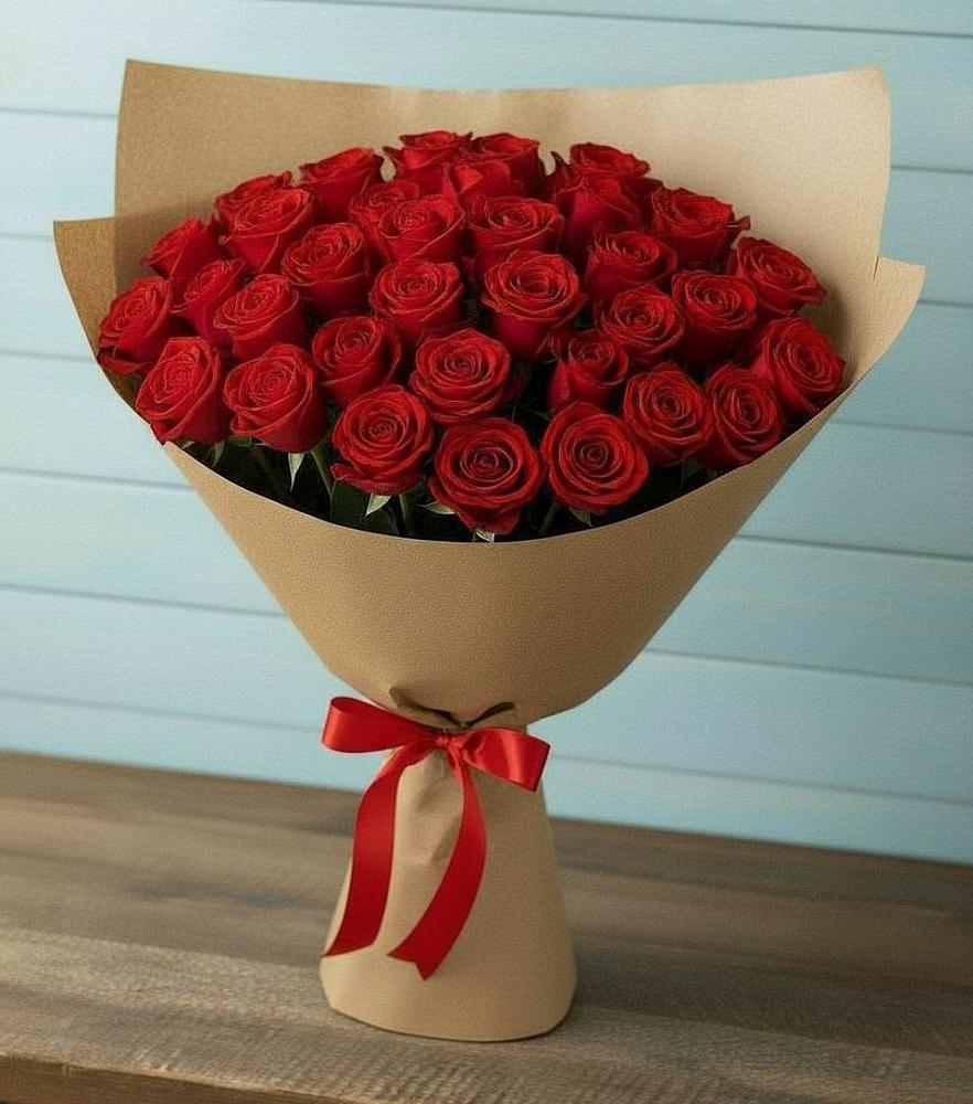 Букет Красные розы Милано в Краасномайский