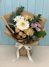 Букет цветов из:  Герберы и Хризантемы в Краасномайский
