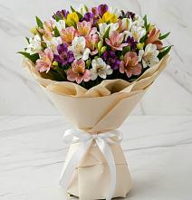 Букет цветов из:  Альстромерии в Краасномайский
