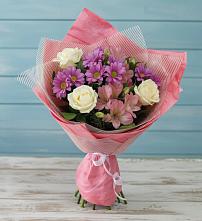 Букет цветов из:  Герберы в Краасномайский