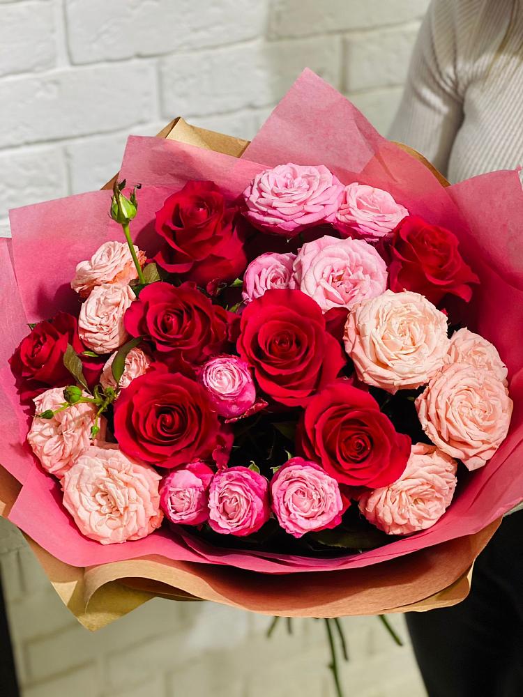 Букет цветов из: Розы в Краасномайский