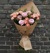 Букет цветов из:  Розы в Краасномайский