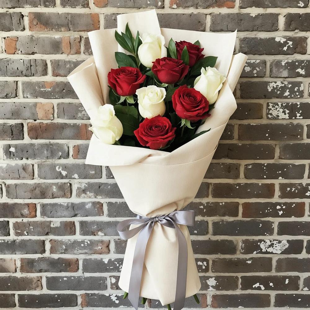 Букет цветов из: Розы в Краасномайский