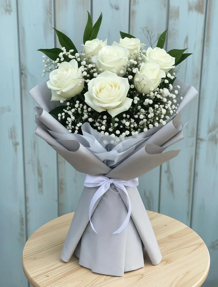 Букет цветов из: Розы в Краасномайский