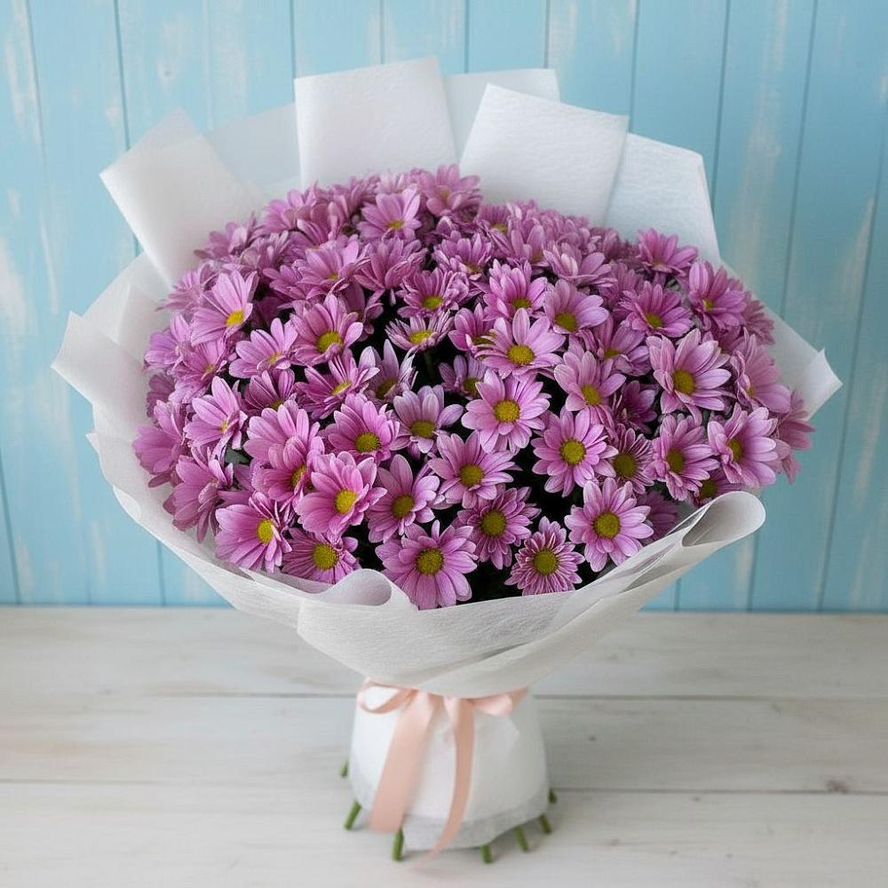 Букет цветов из: Хризантемы в Краасномайский