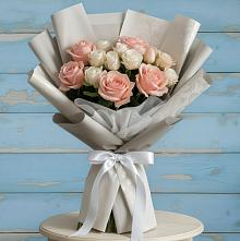 Букет цветов из:  Розы #REPLACE_PRED# Краасномайский