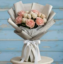 Букет цветов из:  Розы в Краасномайский