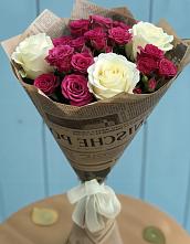 Букет цветов из:  Розы в Краасномайский