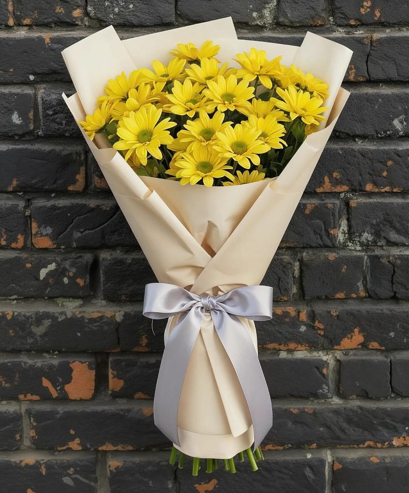 Букет цветов из: Хризантемы в Краасномайский
