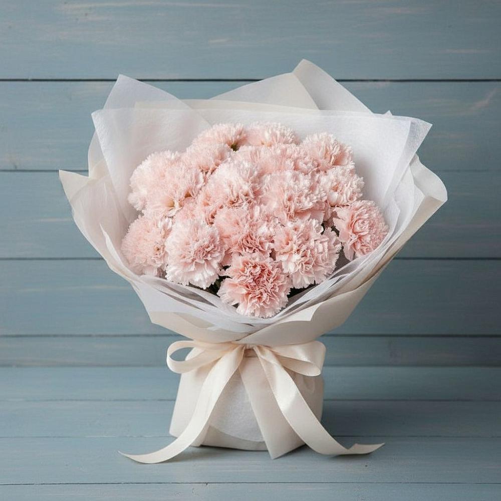 Букет цветов из: Гвоздики в Краасномайский