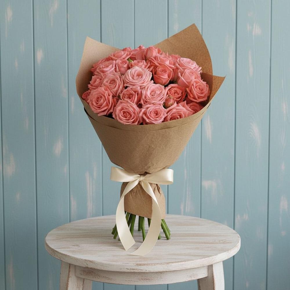 Букет цветов из: Розы в Краасномайский