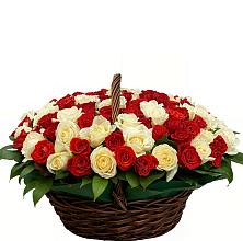 Премиум букет из: Розы #REPLACE_PRED# Краасномайский