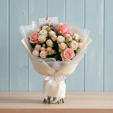 Букет цветов из:  Розы #REPLACE_PRED# Краасномайский
