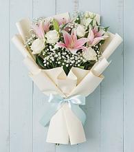 Букет цветов из:  Лилии в Краасномайский