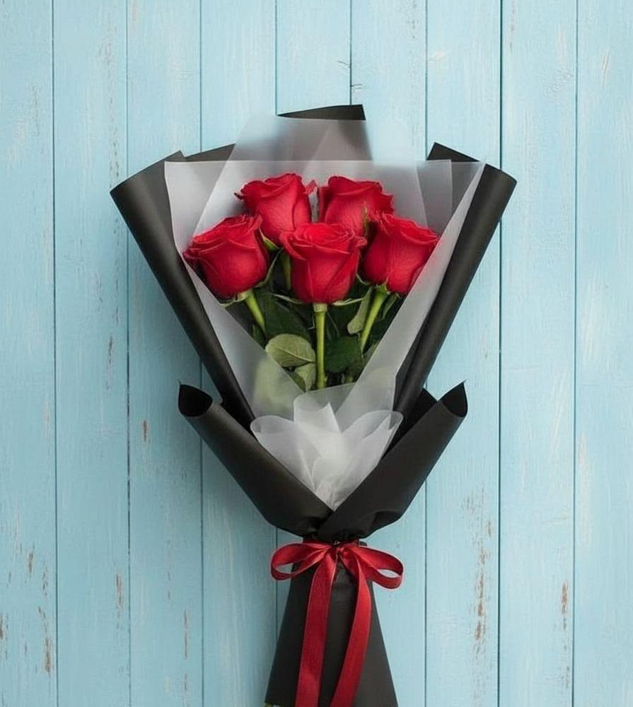 Букет цветов из: Розы в Краасномайский