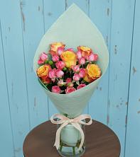 Букет цветов из:  Розы в Краасномайский