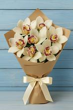 Букет цветов из:  Орхидеи и Розы в Краасномайский